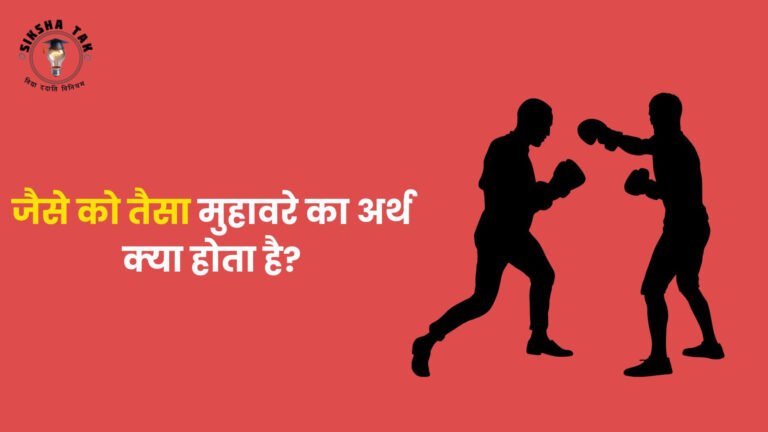 ‘जैसे को तैसा मुहावरे का अर्थ’ (Jaise Ko Taisa Muhavare Ka Arth) और इनके वाक्य प्रयोग