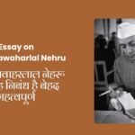 पंडित जवाहरलाल नेहरू पर निबंध
