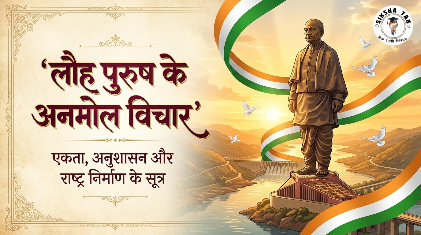Sardar Vallabhbhai Patel Quotes in Hindi: लौह पुरुष सरदार वल्लभभाई पटेल के 30+ अनमोल विचार, जीवन दर्शन और राष्ट्रीय एकता दिवस भाषण