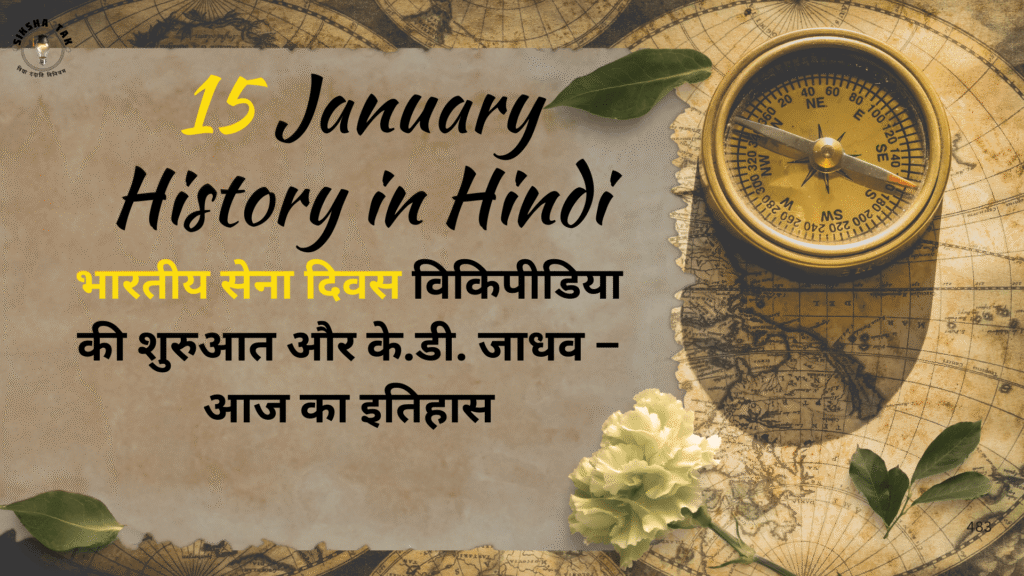 15 January History in Hindi