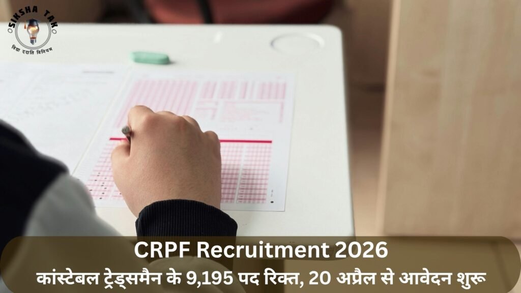 CRPF Recruitment 2026
