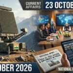 23 October 2026 Current Affairs in Hindi: भारत-पोलैंड रणनीतिक साझेदारी, ₹770 करोड़ का रक्षा अनुबंध, PMSSY दिशा-निर्देश व Top 10 MCQs