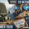 23 October 2026 Current Affairs in Hindi: भारत-पोलैंड रणनीतिक साझेदारी, ₹770 करोड़ का रक्षा अनुबंध, PMSSY दिशा-निर्देश व Top 10 MCQs 23 October 2026 Current Affairs in Hindi: भारत-पोलैंड रणनीतिक साझेदारी, ₹770 करोड़ का रक्षा अनुबंध, PMSSY दिशा-निर्देश व Top 10 MCQs