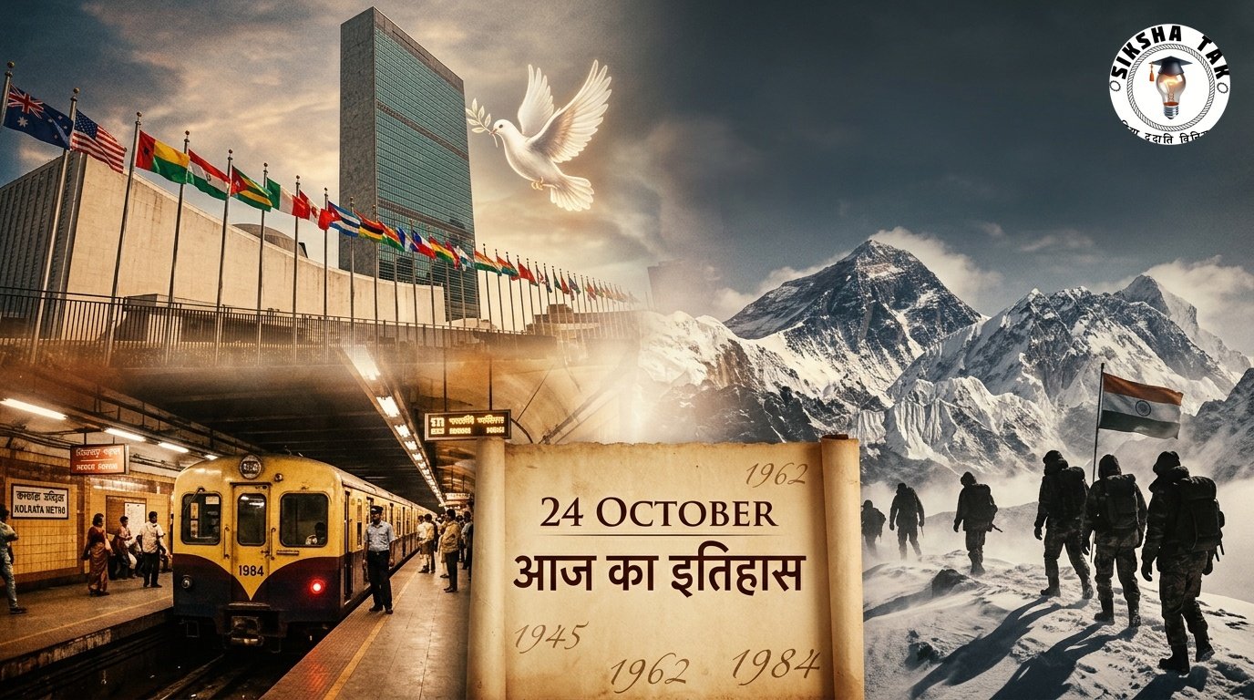 24 October History in Hindi: जब 1945 में हुई संयुक्त राष्ट्र संघ की स्थापना और 1984 में भारत में दौड़ी पहली मेट्रो ट्रेन