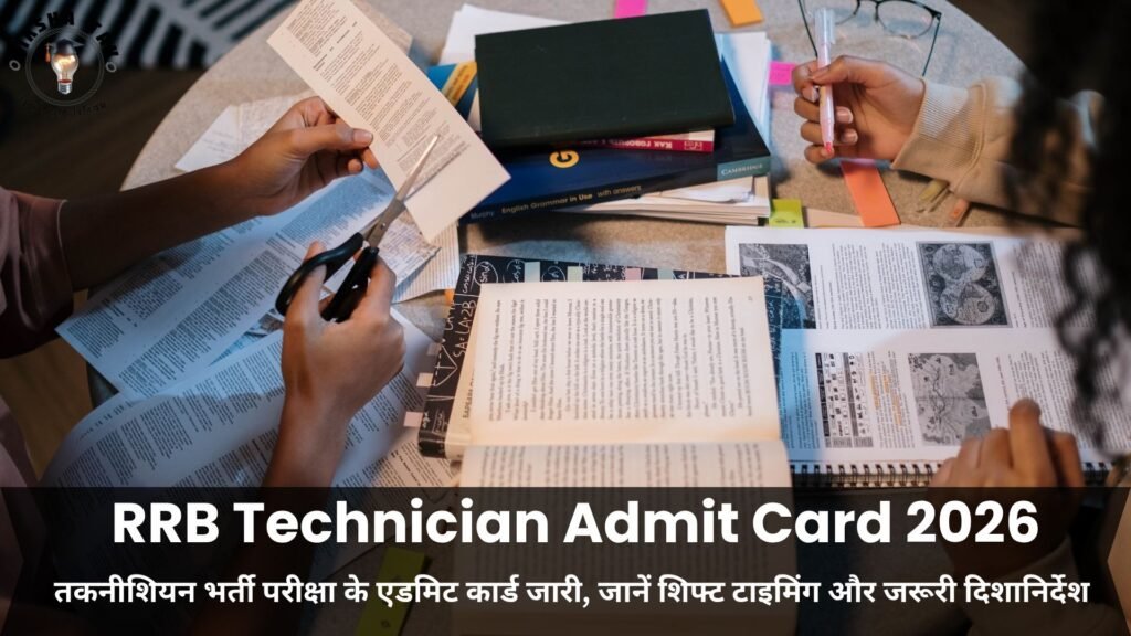 RRB Technician Admit Card 2026: तकनीशियन भर्ती परीक्षा के एडमिट कार्ड जारी, जानें शिफ्ट टाइमिंग और जरूरी दिशानिर्देश