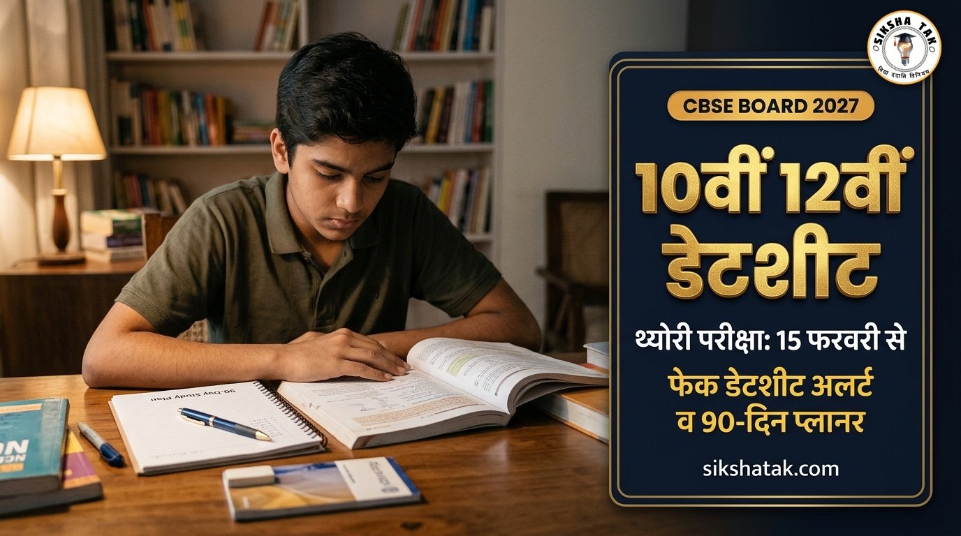 CBSE 2027 Exam Timetable PDF: 10वीं 12वीं डेटशीट कब आएगी? संभावित तारीखें, फेक नोटिस अलर्ट व 90-दिन स्टडी प्लानर