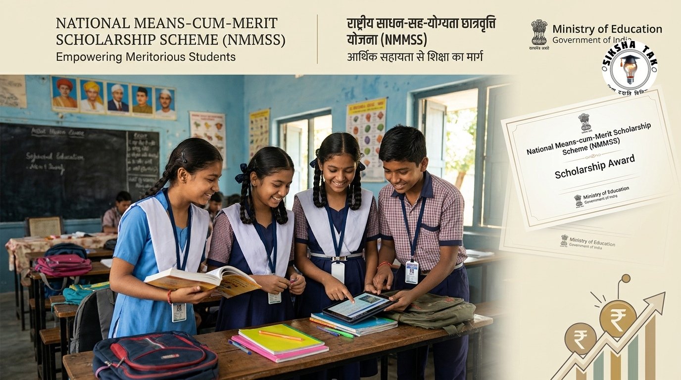 NMMSS Scholarship 2026-27: ₹12,000 सालाना राष्ट्रीय छात्रवृत्ति हेतु आवेदन की अंतिम तिथि 31 अक्टूबर, देखें पात्रता, OTR व फॉर्म भरने की पूरी प्रक्रिया